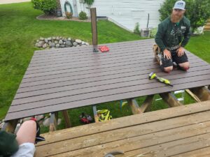 Two Day Painting Deck Replacement